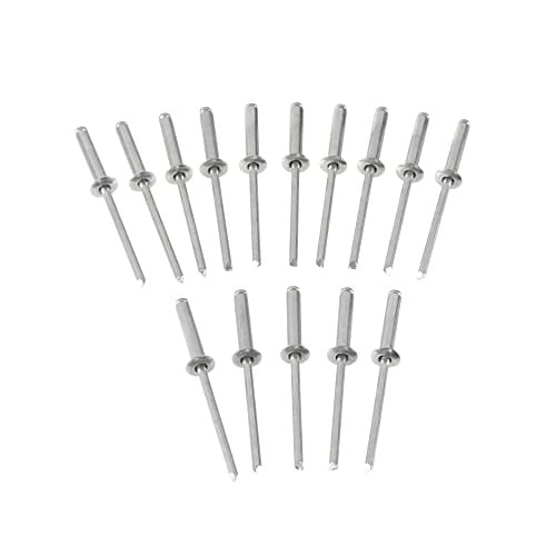 Stanley aluminium klinknagels, 4 mm, 20 stuks, zilver