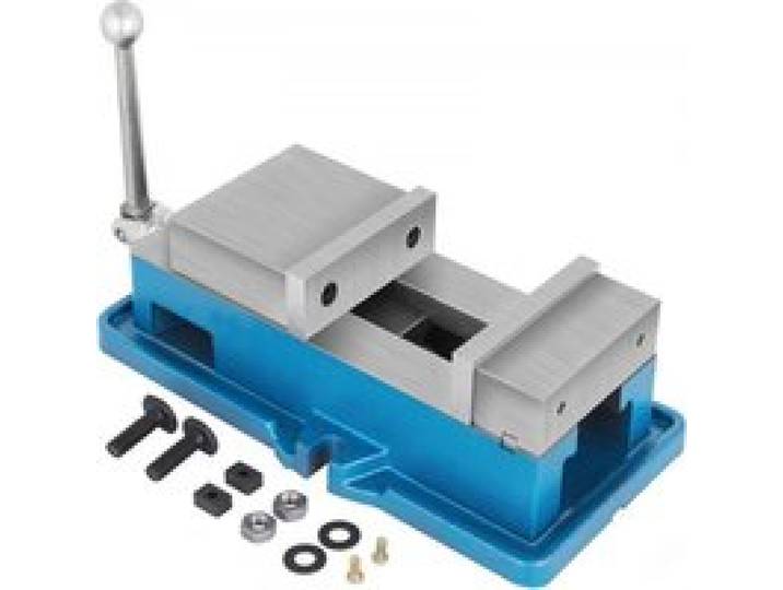 VEVOR Étau de Perçage de Fraisage, Ouverture 125 mm Précision Étau de Serrage 24 KN d'établi Hauteur 110 mm Serre-Joint Établi Accessoire Principal pour Fraiseuse de Précision et Machine NC/CNC