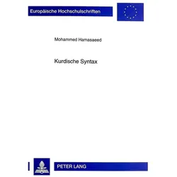 Kurdische Syntax, Fachbücher von Mohammed Hamasaeed