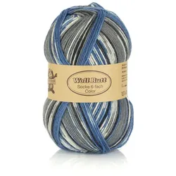 Woll Butt Socke 6-fach Color