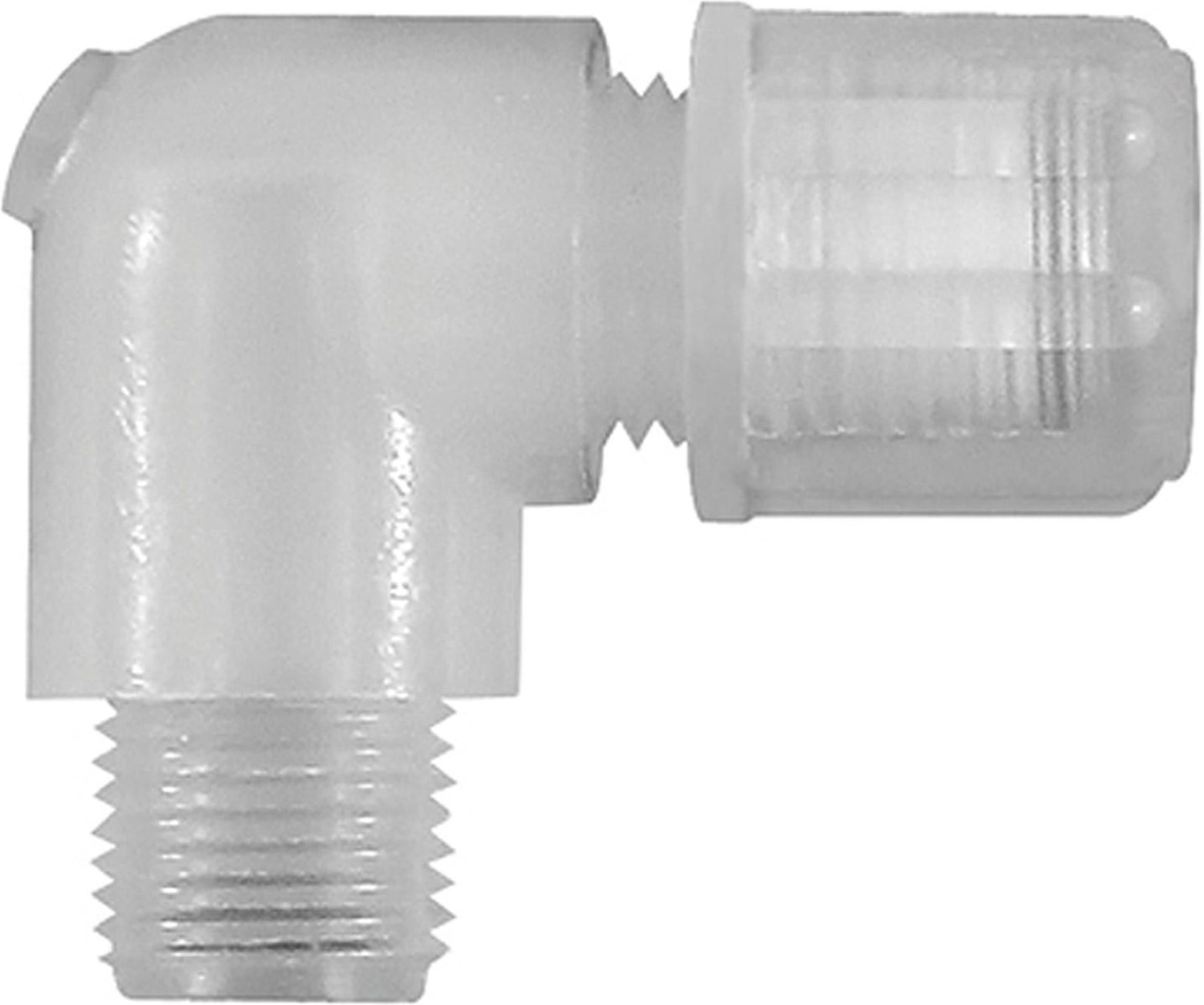 Riegler Winkel-Einschraubverschraubung G 1/8 a., für Schlauch 4/6 mm, PFA (140.51.603)
