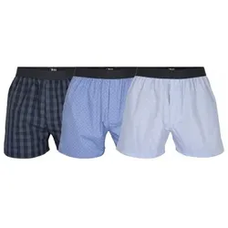 JBS 3P Organic Cotton Boxershorts Blau Muster Ökologische Baumwolle Large Herren