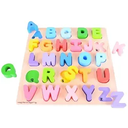 Bigjigs Holz Alphabet Puzzle (Multilingual)