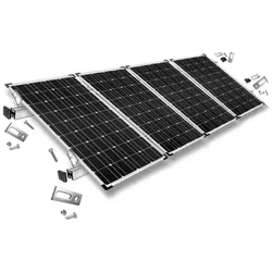 Befestigungskit mit Stockschrauben für Schrägdachmontage Solarpanele Rahmenhöhe 30mm | 4 | 30mm