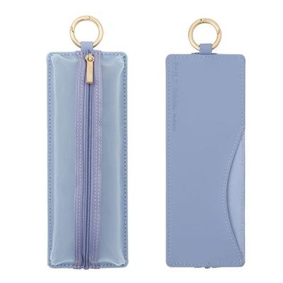 EMILY Mesh Federmäppchen (Blue Grey) Flat Pen Case | by KING JIM, Sonstige von , Bookchair Vertrieb