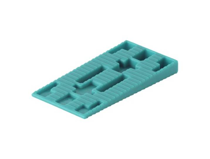 wolfcraft Cales de dilatation en plastique I 6930000 I 40 cales en plastique – idéales pour la réalisation de joints de dilatation