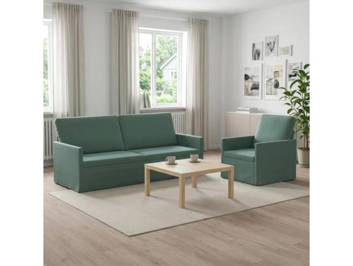 Sofa-Set 2 Pieces Meergrün Samt Metallrahmen Kissenrücken-Design,Schaum-Faser-Füllung,Innenbereich,Wohnzimmer,Arbeitszimmer,modernes Design