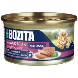 Bozita Cat Mousse Wildschwein | 12x 85g Katzenfutter nass