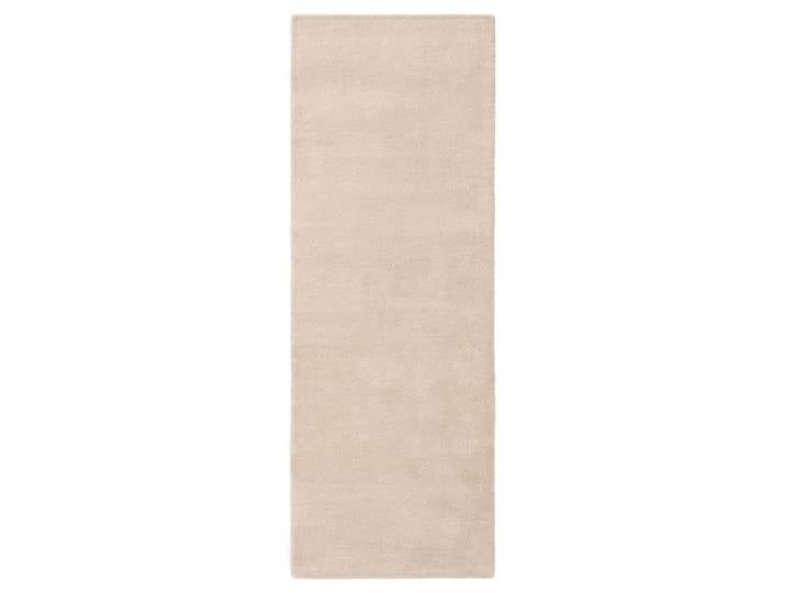 Tapis de couloir en laine crème 70x200