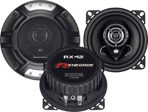 Renegade RX42 2-Wege Einbau-Lautsprecher 120W Inhalt: 1 Paar