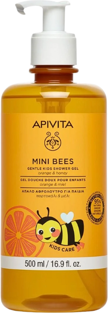 Apivita Mini Bees Gel de Banho Suave Crianças 500ml