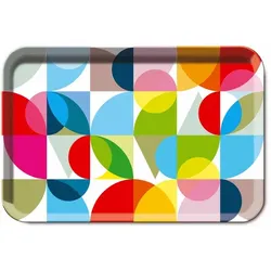 Remember Tablett Solena 29,5 x 44,5 cm Kunststoff Bunt M (Medium)