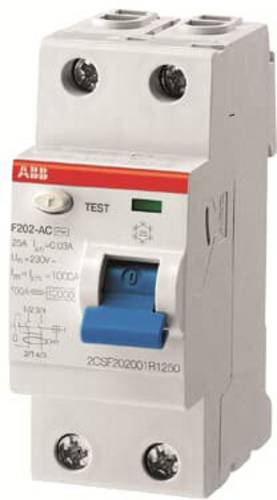 ABB 2CSF202199R1250 F202 A-25/0,03 110V FI-Schutzschalter A 2polig 25A 0.03A 230V
