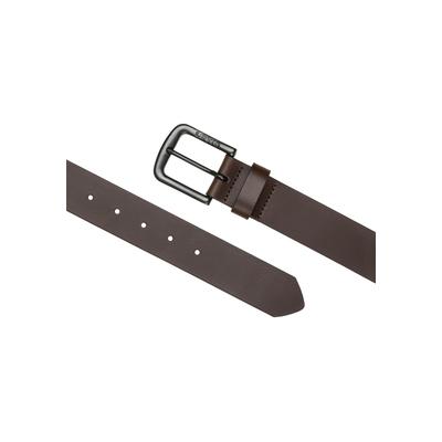 Ledergürtel LEVI'S "SEINE METAL GÜRTEL", Damen, Gr. 100, braun (dunkelbraun), Leder, unifarben, Gürtel Ledergürtel, SEINE METAL BELT