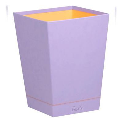 Rhodiarama Papierkorb aus Kunstleder, 27x27x32cm - Schwertlilie 318829C
