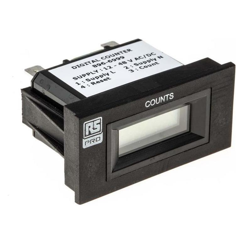 RS PRO Digital Impulse Counter 12-48Vac/dc (8966999)