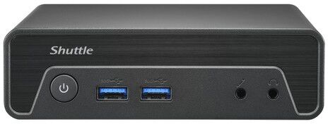 Shuttle NE1010XA PC/stazione di lavoro Intel® N N100 8 GB DDR4-SDRAM 128 GB SSD Slim PC Mini PC Nero
