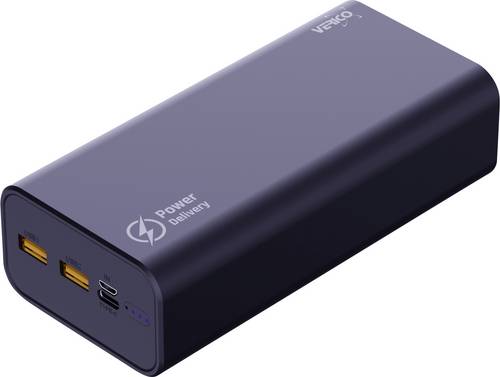 Verico Power Pro PD Powerbank 4PW-PDXBK1-NN 24.000 mAh USB PD, Quick Charge LiPo USB-A, USB-C Schwarz