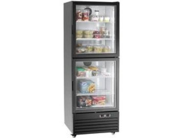 Réfrigérateur noir combiné 430L