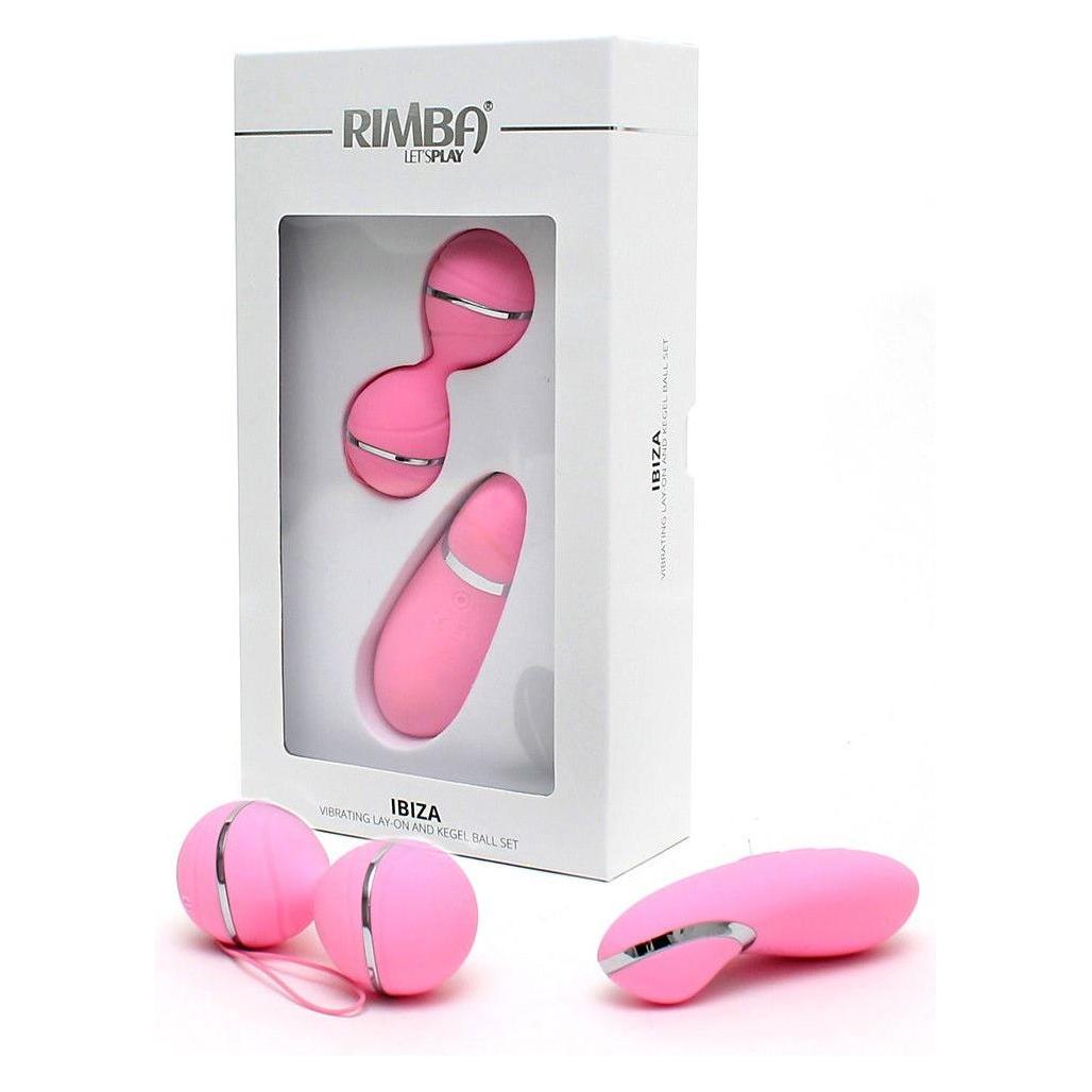 Rimba Kegel Balls With Remote Control And Ibiza Stimulator Pink (83 g) (34846964)