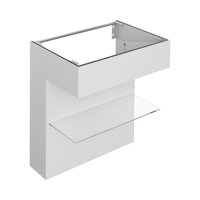 Keuco Edition 11 Art Waschtischunterschrank 32510550800 80x87x49cm, mit Ablage, Lack seidenmatt, manhattan