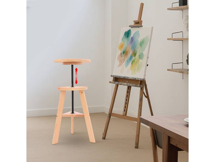 Tabouret de peinture réglable moderne, tabouret de peinture réglable en hauteur pour le dessin