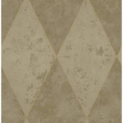Seabrook Designs Biltmor Harlequin Diamonds Unpasted Wallpaper