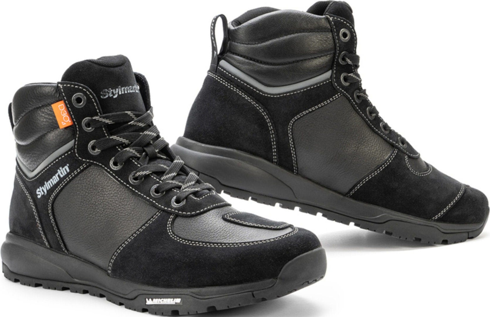 Stylmartin Piper wasserdichte Motorrad Schuhe PIPER-WP-BLACK-45