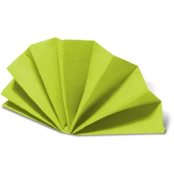 Serviette (PAP) DekoStar gelbgrün 38 x 38 cm