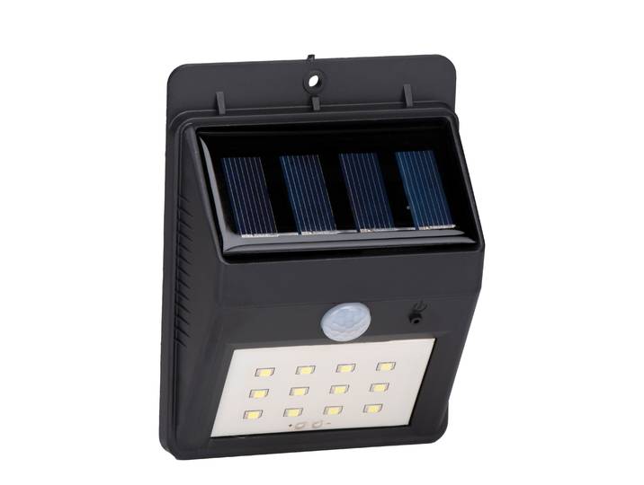 LED Solar Wandleuchte mit Bewegungsmelder