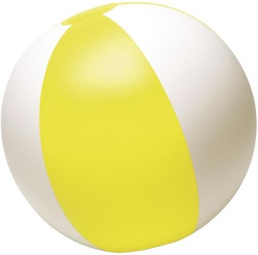 Ballon de plage gonflable publicitaire Lola PVC jaune