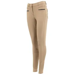 BR Damen Reithose RAVEN silver mink Silikonbesatz, Größe: 42