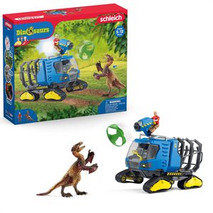 schleich Spielset DINOSAURS 42604, ab 4 Jahre, Track Vehicle, 53 Teile