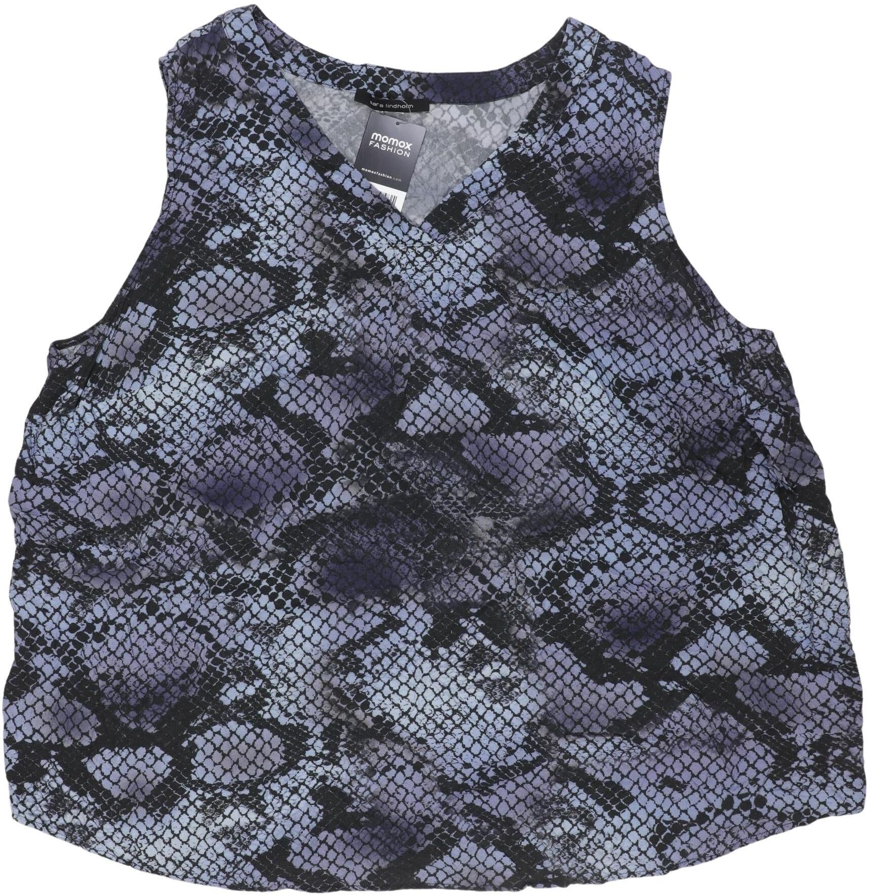 Sara Lindholm Damen Top, Blau, Gr. 5Xl, Viskose - Second Hand
