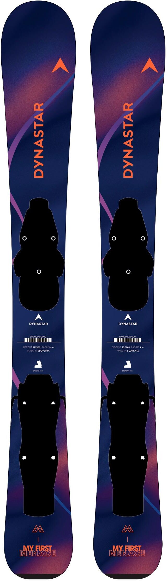 Dynastar  - Pack Ski M-Menace Team - 70 + Team 4 Gw B76 Black - Ski