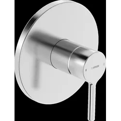 HANSA HANSAVANTIS Fertigset für Brause-Batterie, Pinhebel, für einen Verbraucher, 8261906780, Farbe: Stahl gebürstet