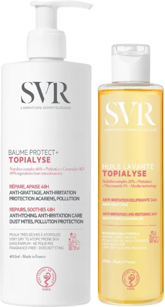 SVR Topialyse Bálsamo Protect + Óleo Lavante Pack