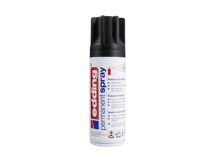 Edding Acryllack Seidenmatt Schwarz 0.2 l