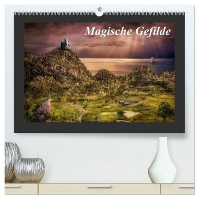Magische Gefilde (hochwertiger Premium Wandkalender 2027 DIN A2 quer), Kunstdruck in Hochglanz