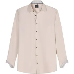 Hemd mit Kent-Kragen Beige 40