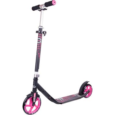 Scooter HUDORA "Hornet CLVR 200", schwarz (schwarz, pink), RollerL:95cm, L:95cm