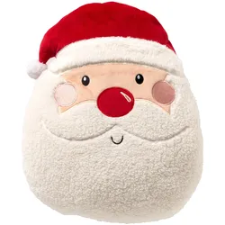 Textino Weihnachtskissen 'Claus' 38 x 45 cm Tango Red - Rot