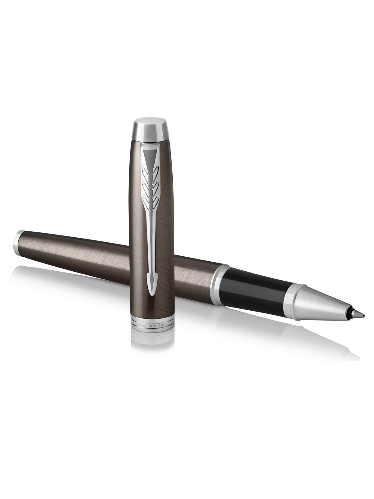 Parker IM Tintenroller | Dark Espresso | feine Spitze | Schwarz | Geschenkbox