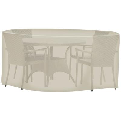 Abdeckhaube TEPRO "Universal", beige, B:200cm H:200cm T:95cm, Polyester, Hüllen, für runde Sitzgruppen mit 200 cm Durchmesser