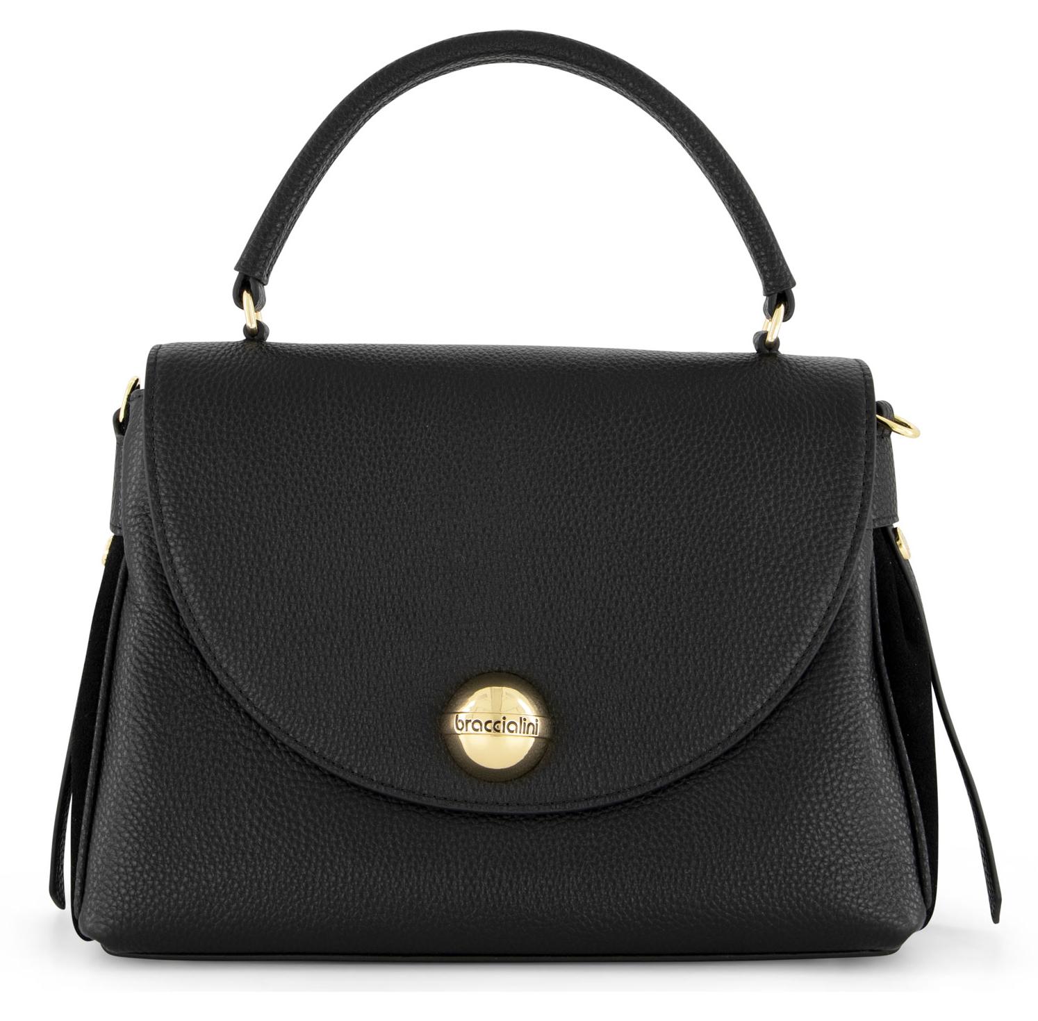 Braccialini Ariel Ein Bowling-Bag aus weichem Leder mit feiner