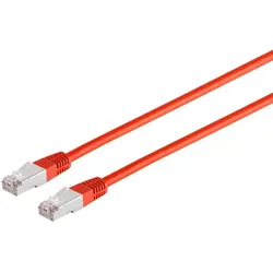 Patchkabel Cat. 5E, SF/UTP, rot, 15m