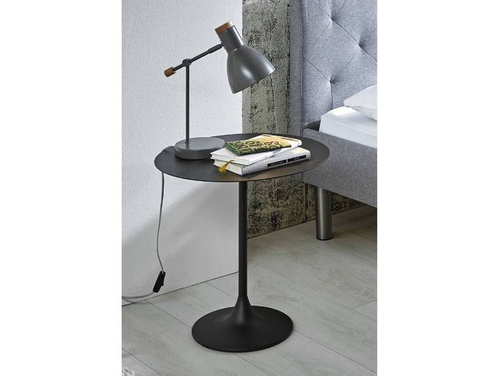 Beistelltisch Calpella Ø 45cm Schwarz