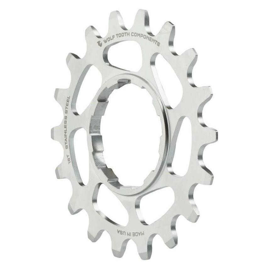 Wolf Tooth Stainless Steel Single Speed Ritzel, 20 Z., silver (20) (33128052)