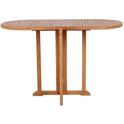 Mr. Deko Teakholz Klapptisch - bene living - Balcony - 120 x 60 cm