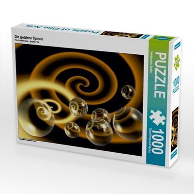 CALVENDO Puzzle Die goldene Spirale 1000 Teile Puzzle quer | 1000 Teile Lege-Größe 64 × 48 cm Foto-Puzzle für glückliche Stunden